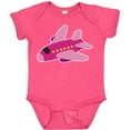 thumbnail image 3 of Inktastic Girls Pink Airplane Pilot Girls Baby Bodysuit, 3 of 5
