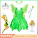 thumbnail image 2 of Disney Princess Tinkerbell PeterPan Vestido Verde Para Niñas Disfraz De Cosplay De Halloween Para Niños Conjunto Completo Regalo De Cumpleaños, 2 of 4