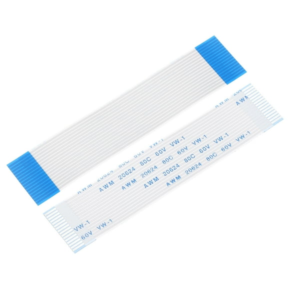 Flexible Flat Cable, 80mm 1mm Pitch 16 Pins FPC FFC Flexible Ribbon Cable 10Pcs