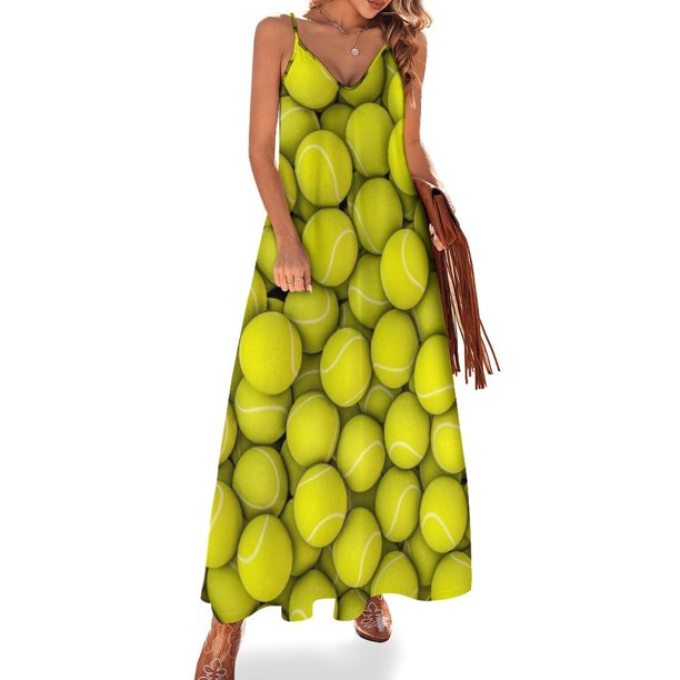 Pelotas de tenis Vestido sin mangas Ropa para mujer Vestido de verano para invitada de boda 2024 Vestidos para mujer 2024
