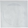 thumbnail image 1 of CD DVD White Paper Sleeves, Clear Window, 1000 Pack (PAPSLV), 1 of 1