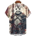 thumbnail image 3 of Nuevas camisas de animales para hombres, ropa con estampado 3D de panda y orco, camisas y blusas casuales de moda para hombres, ropa de hombre de alta calidad, 3 of 5