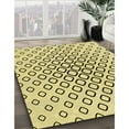 thumbnail image 3 of Ahgly Company Machine Washable Indoor Rectangle Transitional Sun Yellow Area Rugs, 2' x 4', 3 of 7