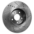 thumbnail image 4 of New Cross-drilled Brake Disc Compatible With Infiniti Nissan 370Z Sport 6 Cyl 3.7L Maxima Platinum 6 Cyl 3.5L Maxima SR 6 Cyl 3.5L 2004-2023 By JSTPI27110001DRS, 4 of 8