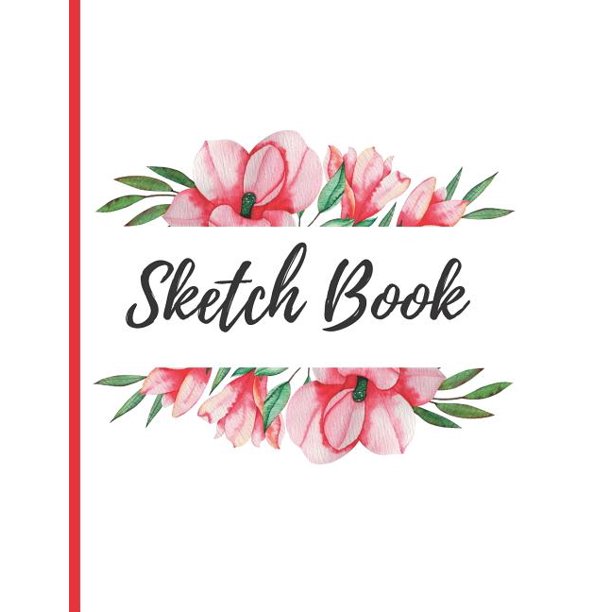 Sketch Book 8.5" X 11" Cute Sketchbook to Draw in. Large Journal. 100 Blank Pages Perfect for
