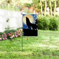 thumbnail image 2 of MKHERT Moon Blue Wolf Garden Flag Banner Decorative Flag for Wedding Home Outdoor Garden Decor 12x18 inch, 2 of 2