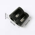 thumbnail image 3 of Fdelink Eyebrow Pencil Sharpener,Cosmetic Sharpener,Makeup Pencil Sharpener Cosmetic Pencil Sharpener Double Holes for Eyebrow Lip Liner Eyeliner Pencil School Sharpener,Makeup Tool,Pencil Sharpener*1, 3 of 9