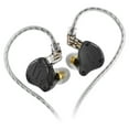 thumbnail image 3 of Auriculares deportivos con cable de armadura equilibrada dinámica HiFi de 3,5 mm para música en el oído (sin micrófono), 3 of 8