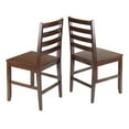 thumbnail image 5 of Winsome Hamilton Ladder- Back Dining Chairs, 2-Pc Set, Walnut Finish, 5 of 7