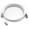 Coaxial Cable (4 Feet) with RG6 Coax Cable Connector (and FType Cable