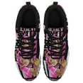 thumbnail image 2 of Believe Pitbull Breast Cancer Awareness Running Shoes Sneakers Mesh Black Size 8.5, 2 of 5