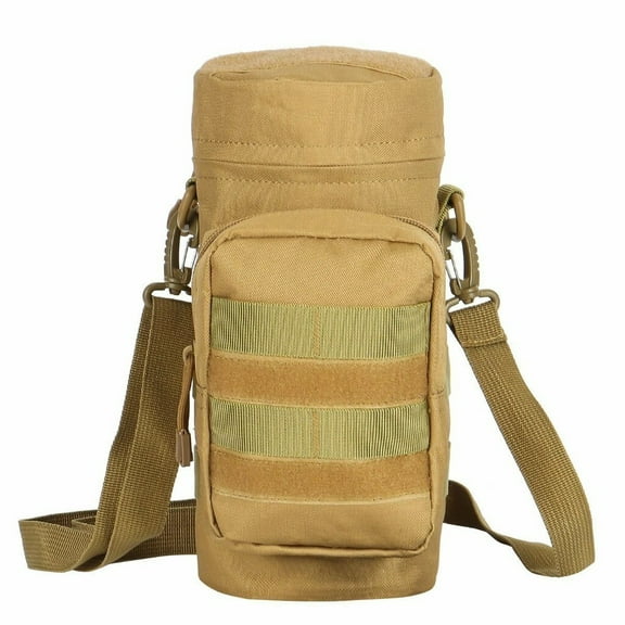 Tactical Nylon Water Bottle Bag Molle Pouch for Hunting Gear Storage