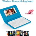 thumbnail image 5 of Funda de teclado de cuero PU portátil Teclado inalámbrico Bluetooth para teléfono celular Android Rosa Placa de panel de antena plana RX de alta ganancia de 5,8 G y 15 DBi con placa de PCB B, 5 of 5
