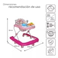 thumbnail image 3 of Andadera D´Bebe Upa Bebe Rosa, 3 of 9