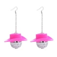 thumbnail image 1 of Pendientes de bola de espejo, diadema, accesorios para fiestas, bailes, carnaval, pendientes estilo hip hop punk, 1 of 5