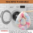 thumbnail image 5 of Dog Bed Calming Dog Beds for Small Medium Large Dogs - Round Donut Washable Dog Bed, Anti-Slip Faux Fur Fluffy Donut Cuddler Anxiety Cat Bed, 5 of 7