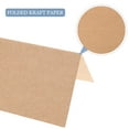 thumbnail image 2 of IFANLANDOR 35 Pcs Cartes de Nom de Table Pliées en Papier Kraft pour Buffet Brun Enseignes de Table Rétro, 2 of 5