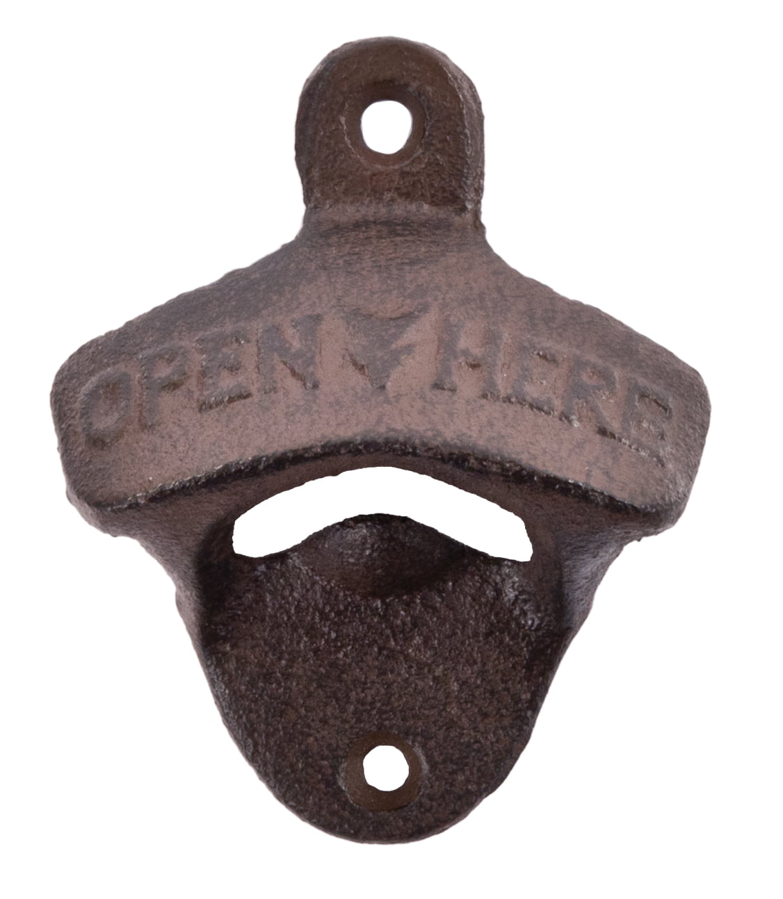 Details about   Cast Iron Wall Mount Bottle Openers Rustic Bar  With Mounting Hardware Vintage 