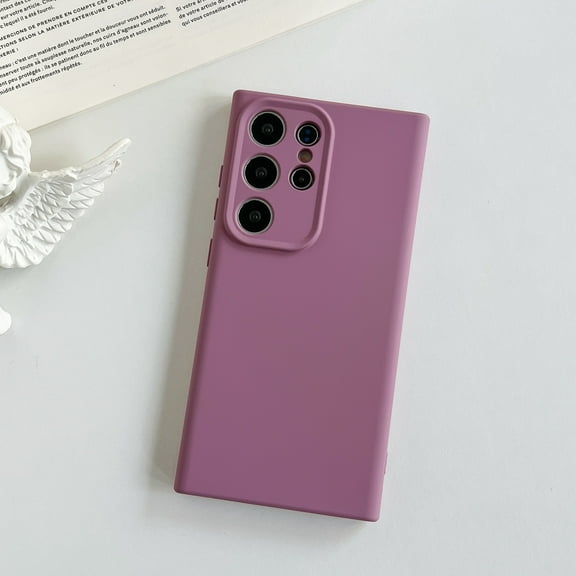 For Samsung Galaxy S22 Case, Magnetic Cover Compatible with Magsafe & Car Mount Soft Silicone Shockproof Anti-Scratch Bumper Drop Protection Phone Case for Samsung Galaxy S22, Darkpurple