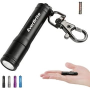 EverBrite Mini LED Flashlight 100-lumen Keychain EDC Flashlight, 1 AAA Battery(include), Black