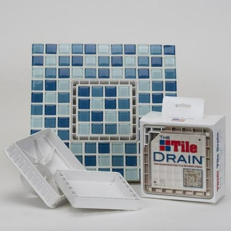Stetson Development TD 101 White 5in Shower Tile Drain