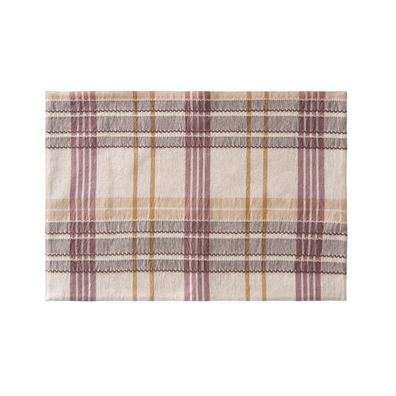 Better Homes & Gardens Upstate Plaid Cotton Linen Table Place Mat