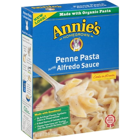 UPC 013562000111 product image for Annie's Homegrown Penne Pasta with Alfredo Sauce, 7.25 oz, Pack of 6 | upcitemdb.com