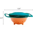 thumbnail image 3 of Cute Baby Gyro Bowl 360 Rotatable Spill-proof Bowl Gyro Bowl With Lid, 3 of 5