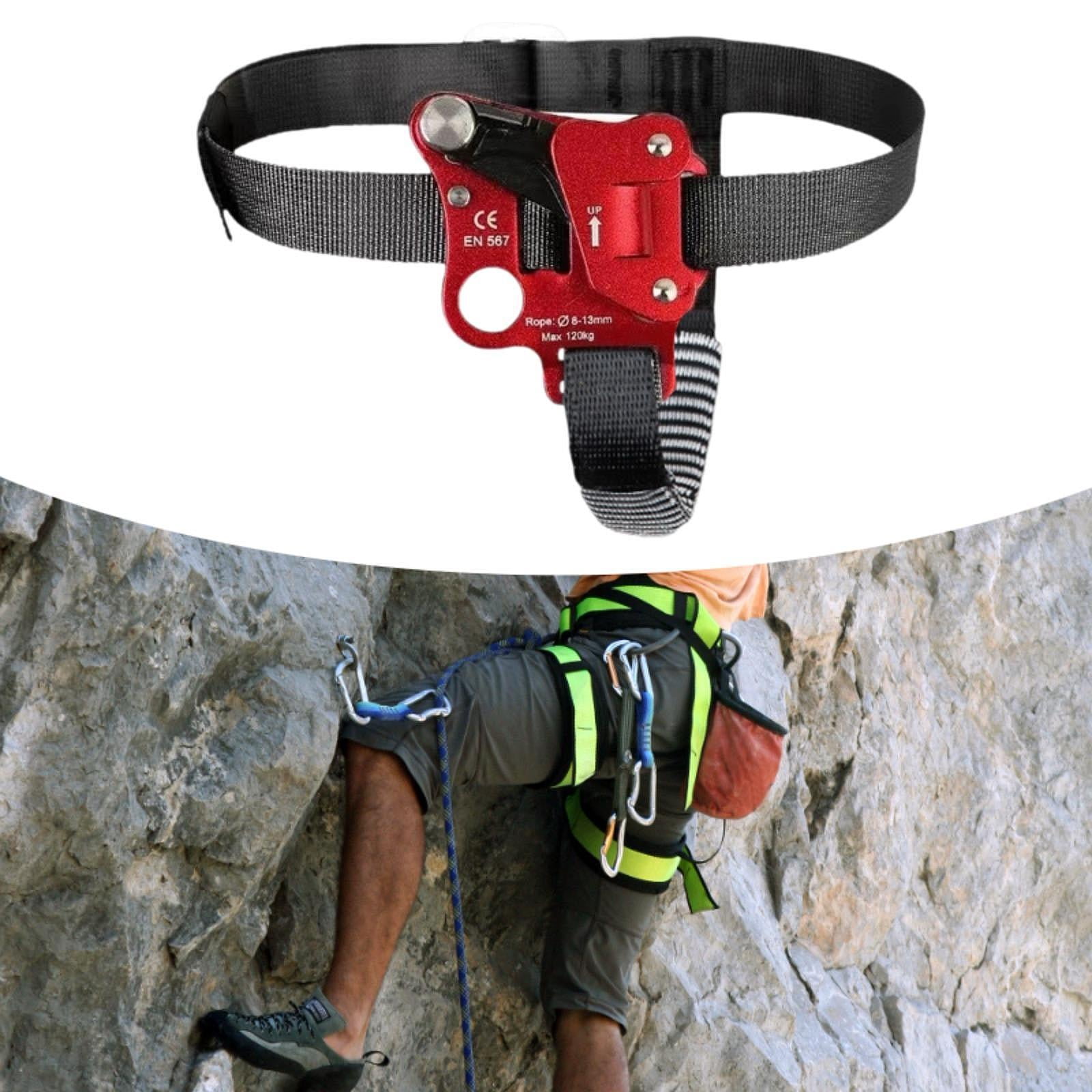 Foot Riser Quick Step Foot Ascender Foot Ascender Lightweight Aluminum Alloy for Tree Climbing Caving Mountaineering