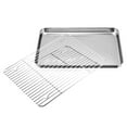 thumbnail image 4 of Kitchen Non-Stick 9.05 in x 6.69 in Stainless Steel Cooling Racks, 4 of 9