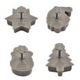 thumbnail image 1 of Moldes para galletas, 4 piezas de molde navideño, molde para galletas navideñas D, molde para hornear con presión de resorte, rendimiento de primer nivel, 1 of 8
