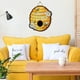 thumbnail image 4 of pstuiky Decoración del hogar Festival de las abejas Panal de abejas Bienvenido Letreros de madera Originalidad Letreros decorativos, 4 of 6