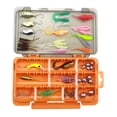 thumbnail image 3 of Juego De Aparejos De Pesca, Anzuelos De Calamar, Señuelos Blandos, Cebos De Pesca Para Carpas Y Percas En El Océano., 3 of 8