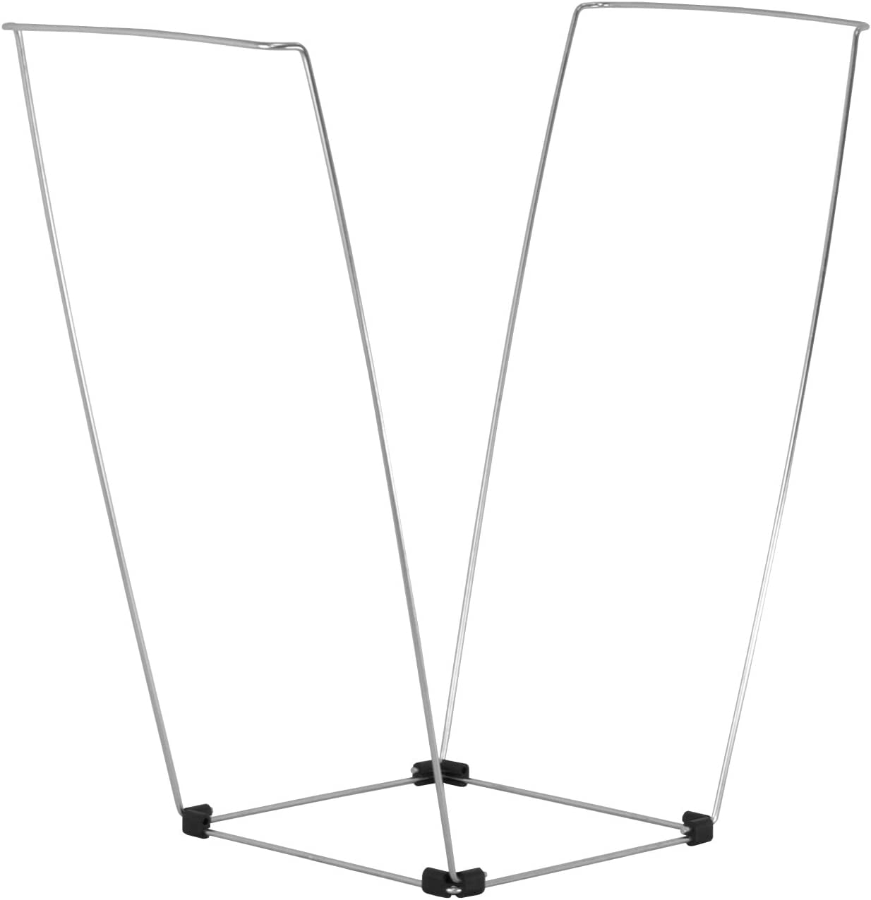 Bag Holder Stand for 39-45 Gallon Plastic & Paper Bags, 30" - For Garbage, Trash, Leaves, Lawn Yard Work, Laundry, Parties - Heavy Duty Indoor Outdoor Portable Metal Rack Dismantles for Easy Storage