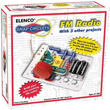 Snap Circuits Easy to Build 8 Years & Up Science Models & Kits with 3 Additional Projects, 2.88 oz