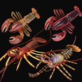 thumbnail image 5 of nipocaio Sea Lifelike Lobster Fish Statue Model Figurine For House Room Tabletop Decorred1pcs, 5 of 5