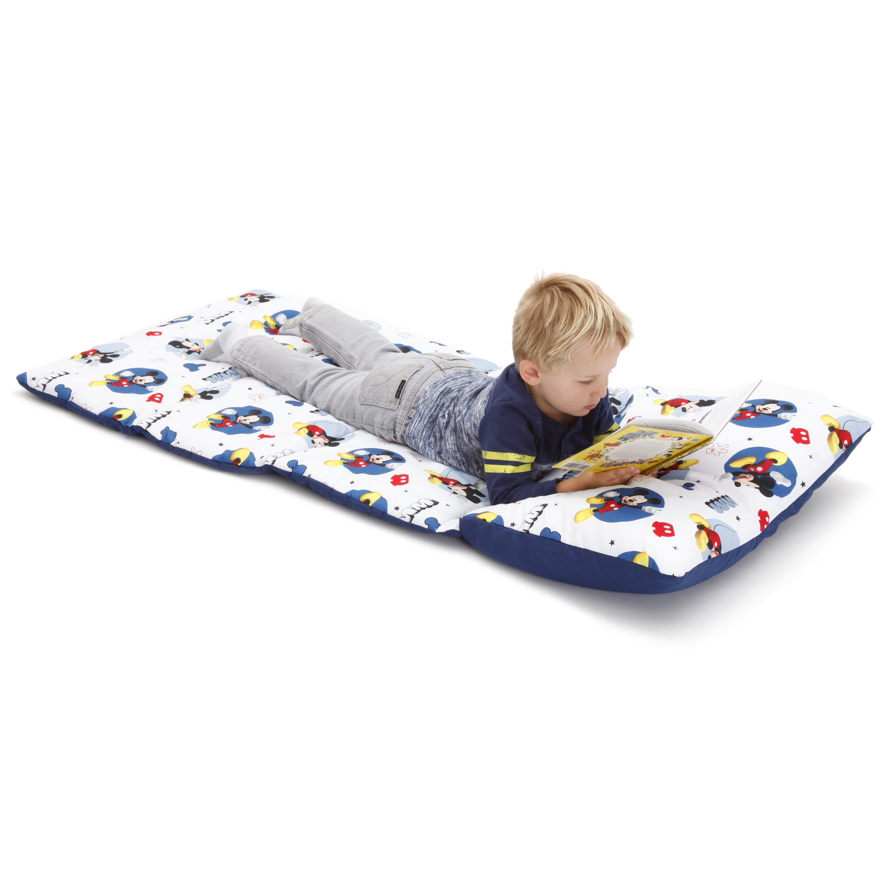Disney Mickey Deluxe Easy Fold Nap Mat comfort and softness Top Quality