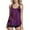 Purple, variant on GEWSEY Womens 2025 Tankini Swimsuits Tummy Control Flowy Swimwear Two Piece Bathing Suits Swim Tank Top with Boyshorts Green, M