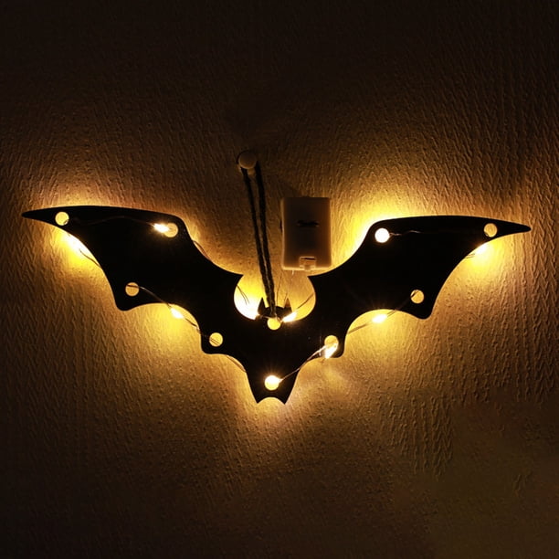 Halloween Ghost Night Light Horror Atmósfera Pequeña decoración brillante para Club Party