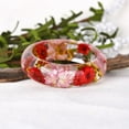 thumbnail image 3 of Clásico Vintage claro Beaqutiful magnífico brillante lucite brillante flor seca forma forma forma suave brazalete brazalete 1 pieza Hugo Pulsera de flor seca, 3 of 5