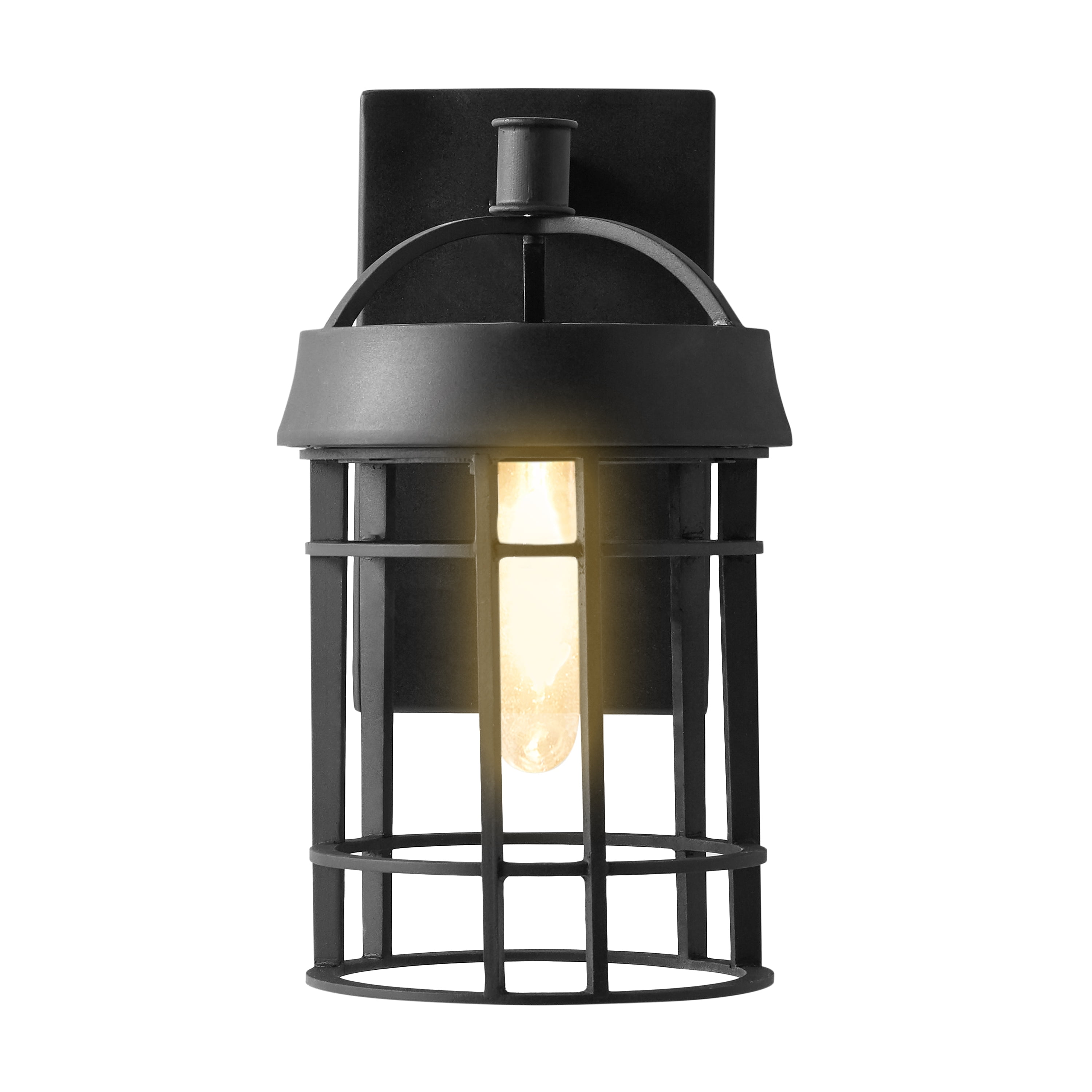 Retro Black Single Wall Mounted Light Sconce Outdoor Fixture Home Gardern Lamps 
