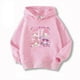 thumbnail image 2 of Sudadera con capucha Kawaii Sanrio My Melody para niñas, abrigo informal dulce con dibujos animados para primavera y otoño, el mejor regalo de manga larga, 2 of 4