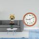 thumbnail image 2 of Reloj de pared con escultura de cabeza de tigre, escultura de mesa de resina PP, ideal para dormitorio, sala de estar, oficina u hotel., 2 of 8