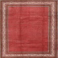 thumbnail image 1 of Ahgly Company Machine Washable Indoor Square Traditional Copper Red Pink Area Rugs, 8' Square, 1 of 7