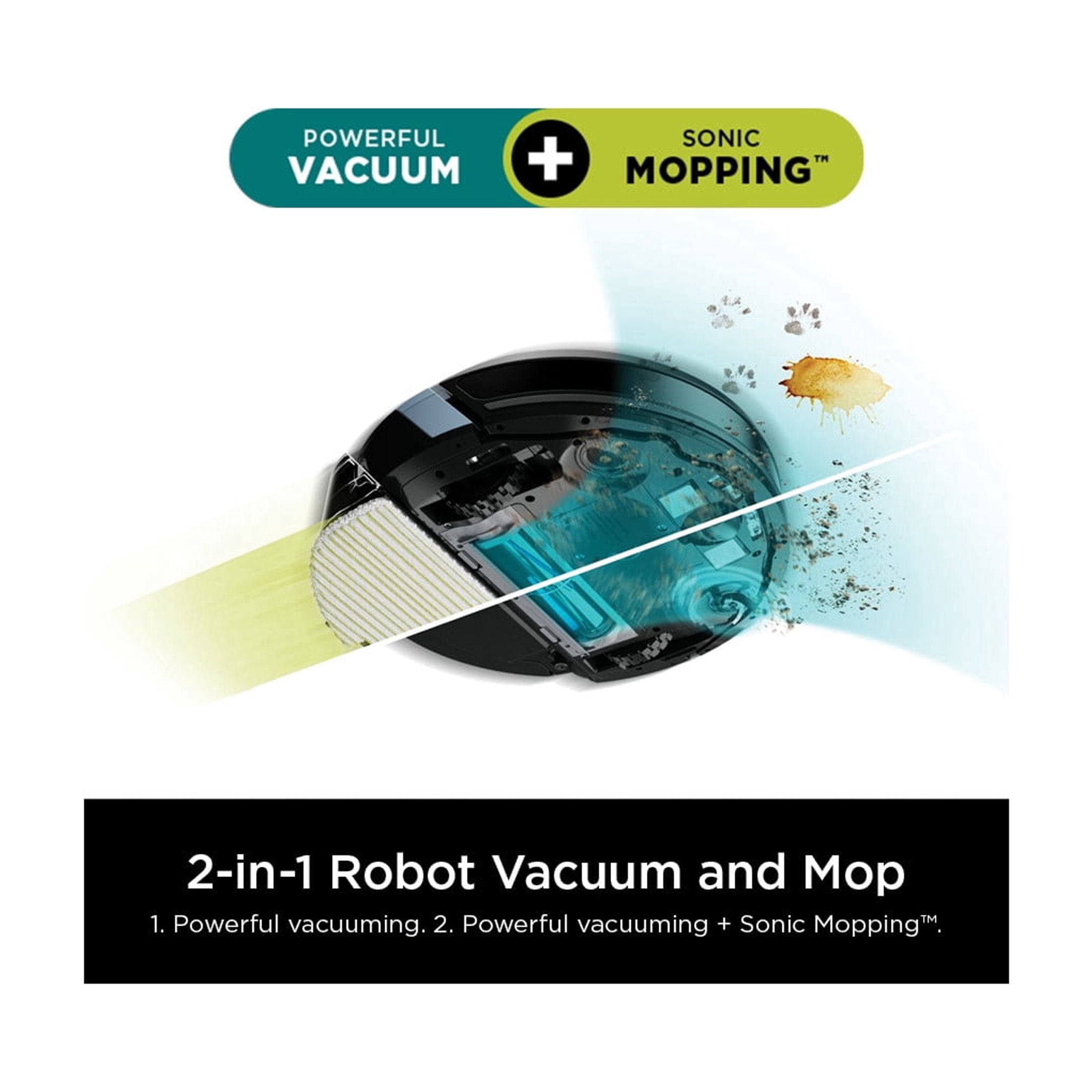 Shark AI Ultra 2-in-1 Robot Vacuum & Mop, Sonic Mopping, CleanEdge Technology, Matrix Clean, RV2620WD