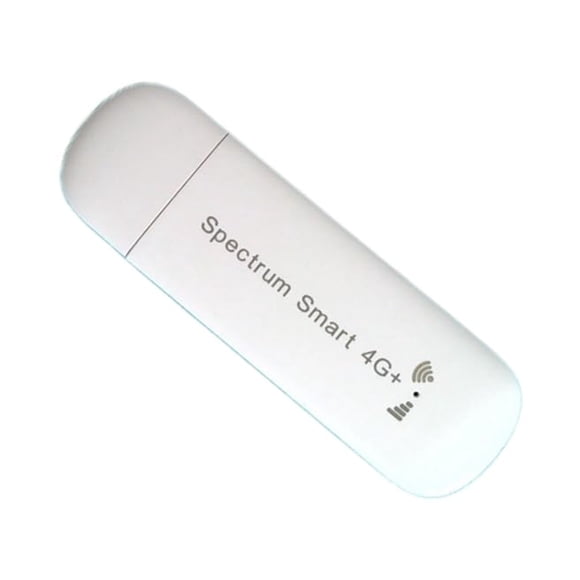 4G LTE-Advanced USB WiFi Dongle & Mobile Hotspot Router – Portable Modem with Pre-Installed Spectruym Smart SIM Card – Ideal for Travel a