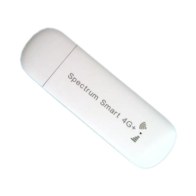 4G LTE-Advanced USB WiFi Dongle & Mobile Hotspot Router – Portable Modem with Pre-Installed Spectruym Smart SIM Card – Ideal for Travel a