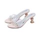 thumbnail image 1 of Tacones altos para mujer 2023, moda de discoteca, Sexy, perla decorativa para mujer, cabeza redonda, punta abierta, tacones de aguja transparentes para mujer37 Gao Jinjia LED, 1 of 2