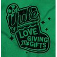 thumbnail image 2 of Xmas Yule Love Giving Me Presents Womens Fitted Plus Size Graphic Tee Brisco Brands 2X, 2 of 5