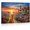 Frame-style, variant on Nautical Golden Retriever Dog Lighthouse Sunset Beach Wall Art Poster Decor